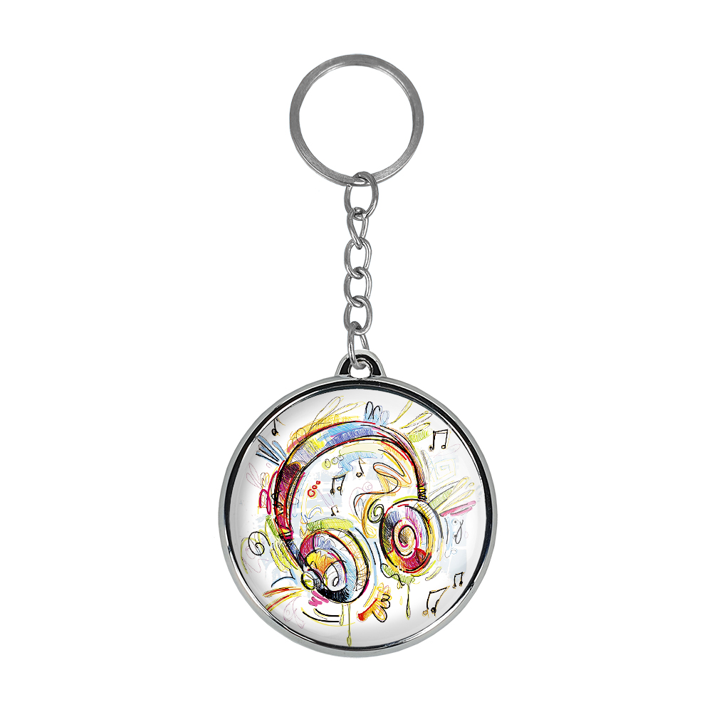 جاکلیدی خندالو طرح هدفون مدل دوطرفه کد 55735575