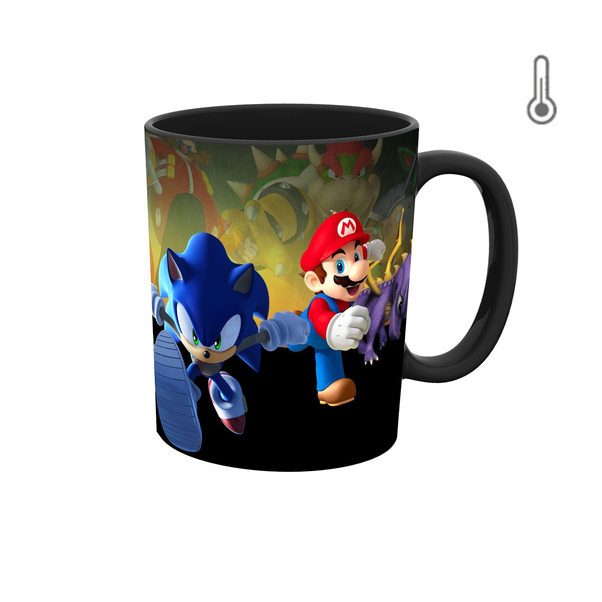 ماگ حرارتی طرح سونیک ماریو کراش