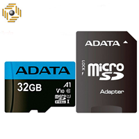 کارت حافظه‌ microSDHC اي‌ديتا Premier ‌10 UHS-I U1 100MBps ظرفيت 32 گيگابايت به همراه آداپتور SD
