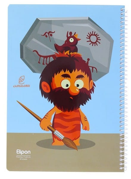 الیپون 40 برگ نقاشی سیمی کارتونی (کد 289) - کتاب‌فروشی کوچه کتاب