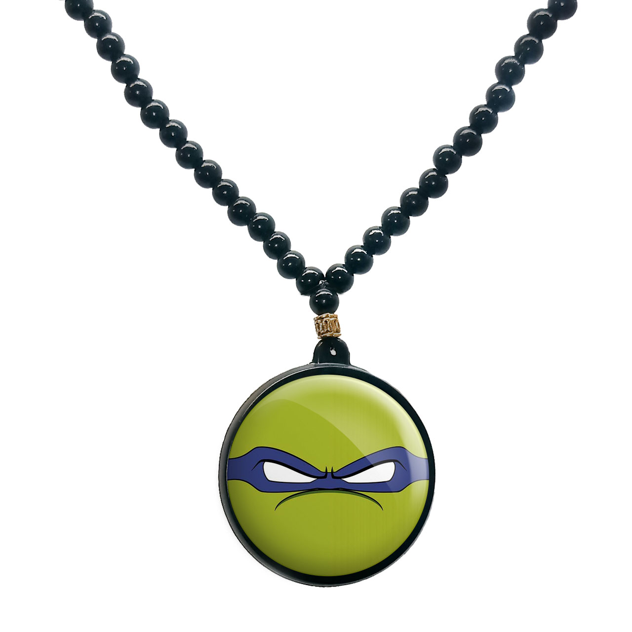 گردنبند پرمانه طرح لاکپشت‌های نینجا کد pmd.9936 مدل دو طرفه