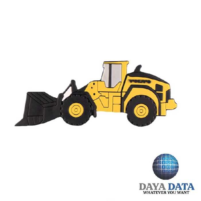 فلش مموری فانتزی دایا  دیتا  طرح  بولدوزر ولوو  مدل PM1000-13 ظرفیت128GB -USB3