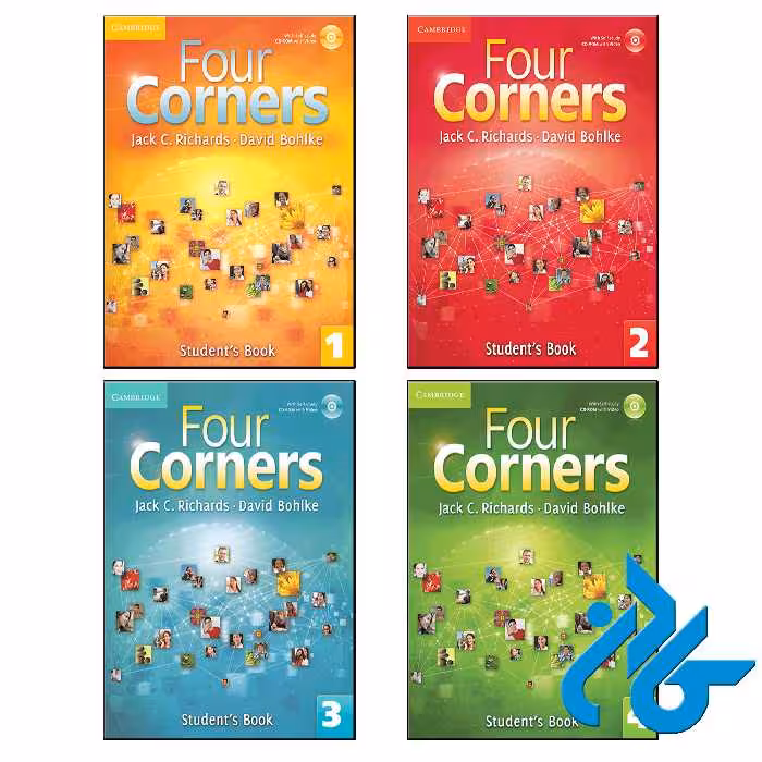 پک کامل کتاب Four Corners - با تخفیف ویژه کتاب زبان - کادن