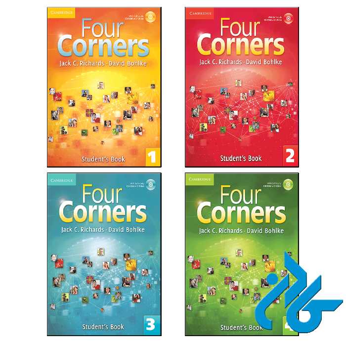 پک کامل کتاب Four Corners - با تخفیف ویژه کتاب زبان - کادن