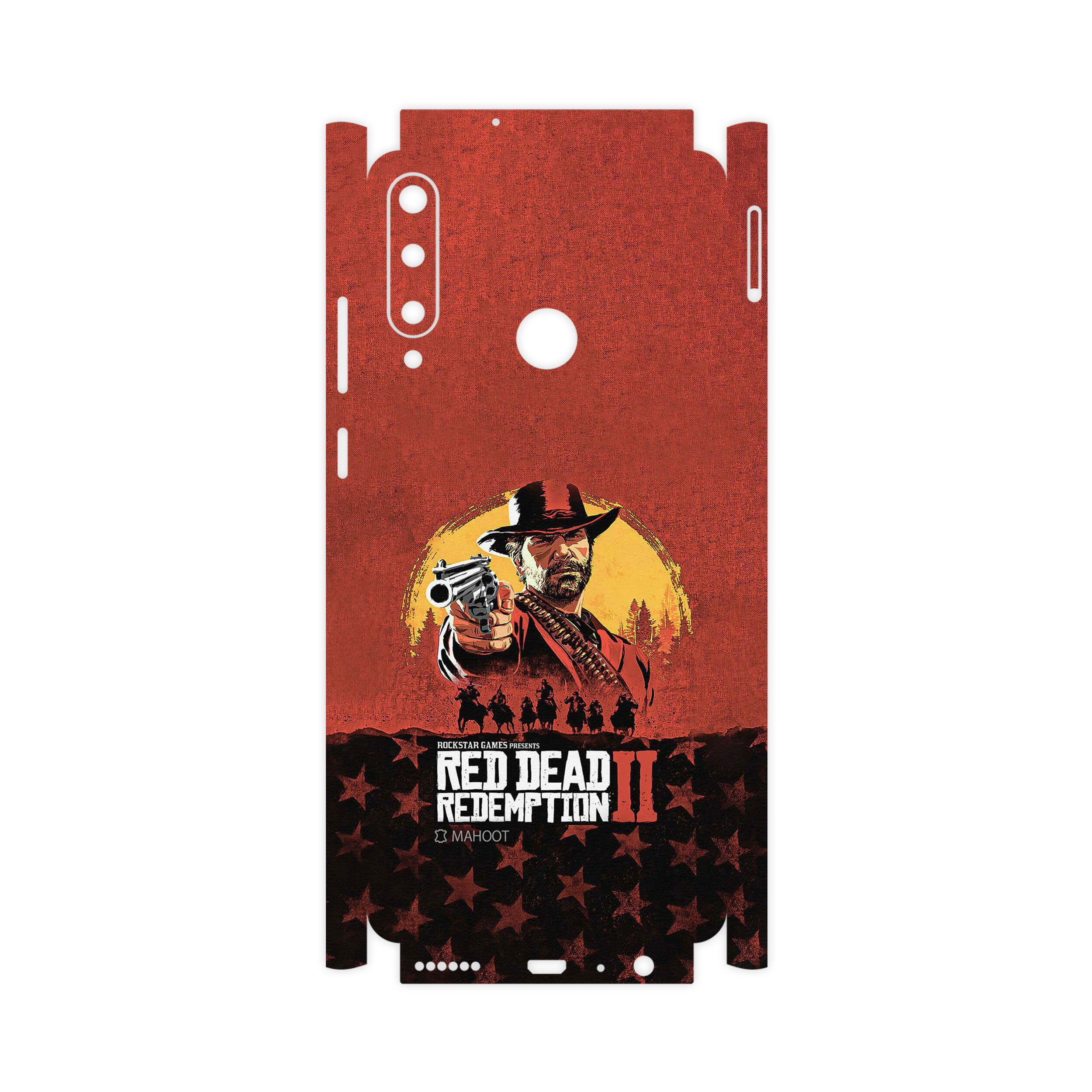 برچسب پوششی ماهوت مدل Red-Dead-Redemption-Game-FullSkin مناسب برای گوشی موبایل هوآوی Y6P