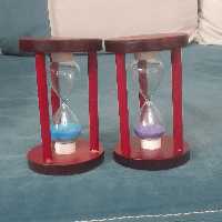 ساعت شنی چوبی