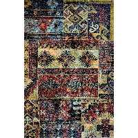 فرش ماشینی ساوین طرح چهل تیکه کد 7511