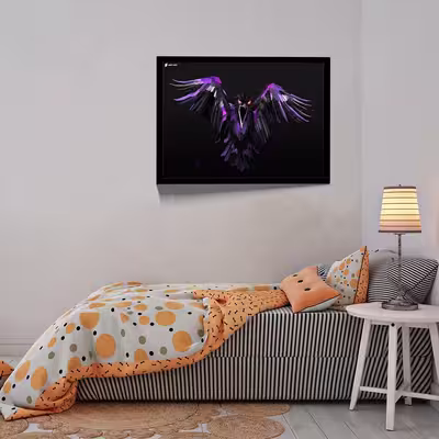 تابلو مدل bird polygon digital  کد F-11016
