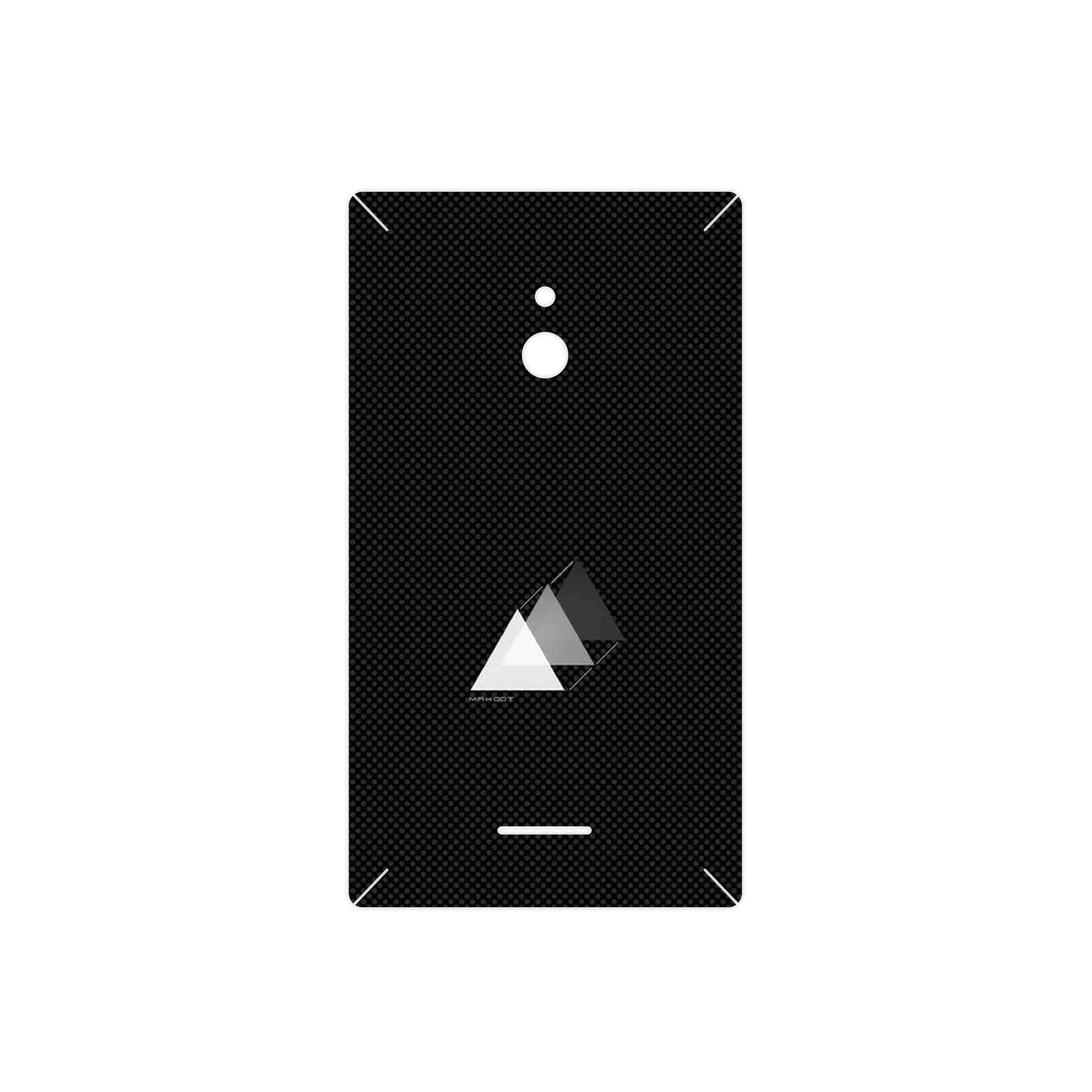 برچسب پوششی ماهوت مدل Minimal 3 Triangle Icon مناسب برای گوشی موبایل نوکیا XL