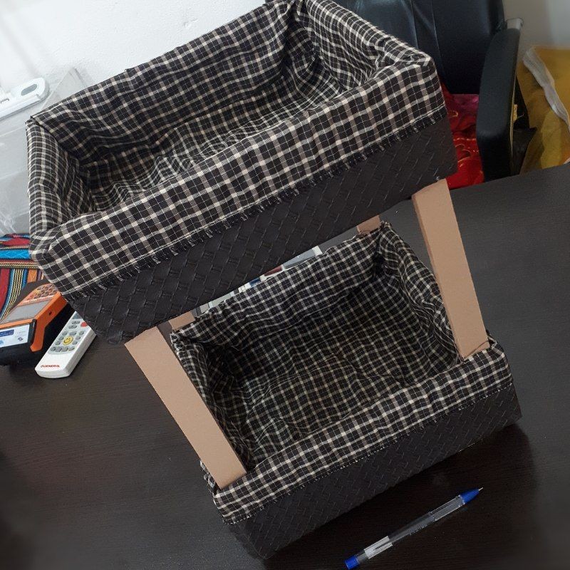 جای سیب زمینی پیاز چوبی
از جنس چوب و چرم و پارچه 
بسیار ضخیم و مقاوم 