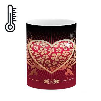 ماگ حرارتی طرح قلب مدل mgh03254