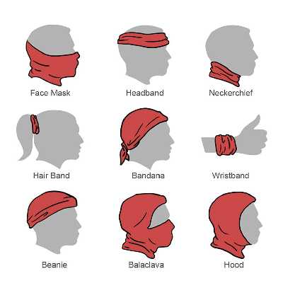 دستمال سر و گردن مدل EC9002 