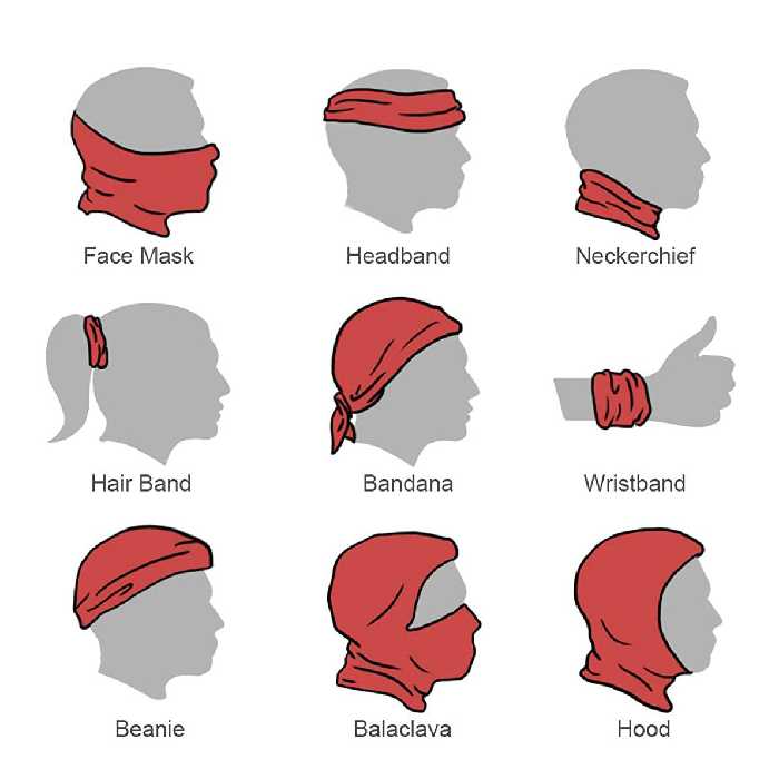 دستمال سر و گردن مدل EC9002 