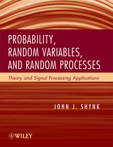 خرید و دانلود نسخه کامل کتاب Probability, Random Variables, and Random Processes: Theory and Signal Processing Applications