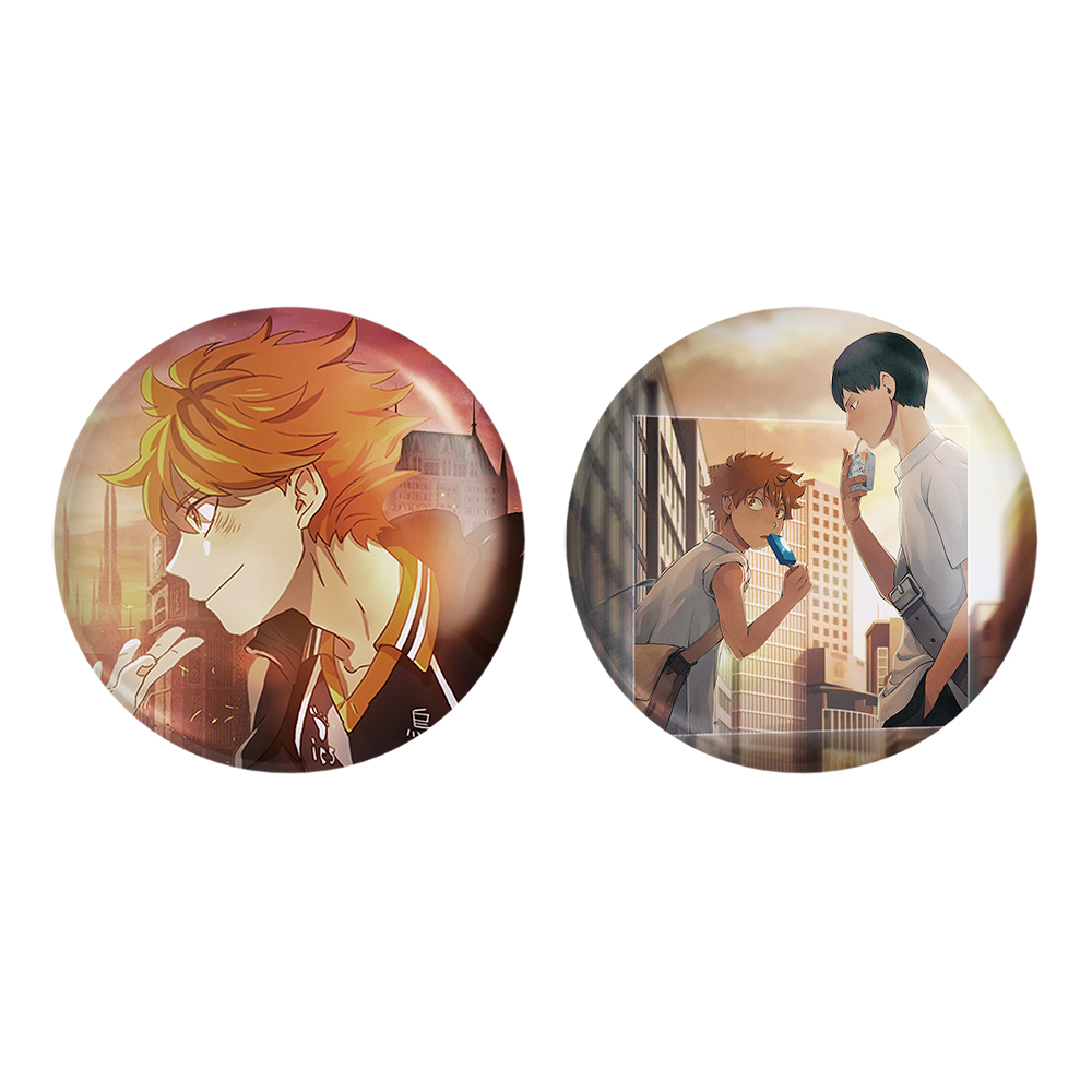 پیکسل خندالو مدل کاگیاما و هیناتا شویو انیمه هایکیو Haikyu کد 1775817757 مجموعه 2 عددی