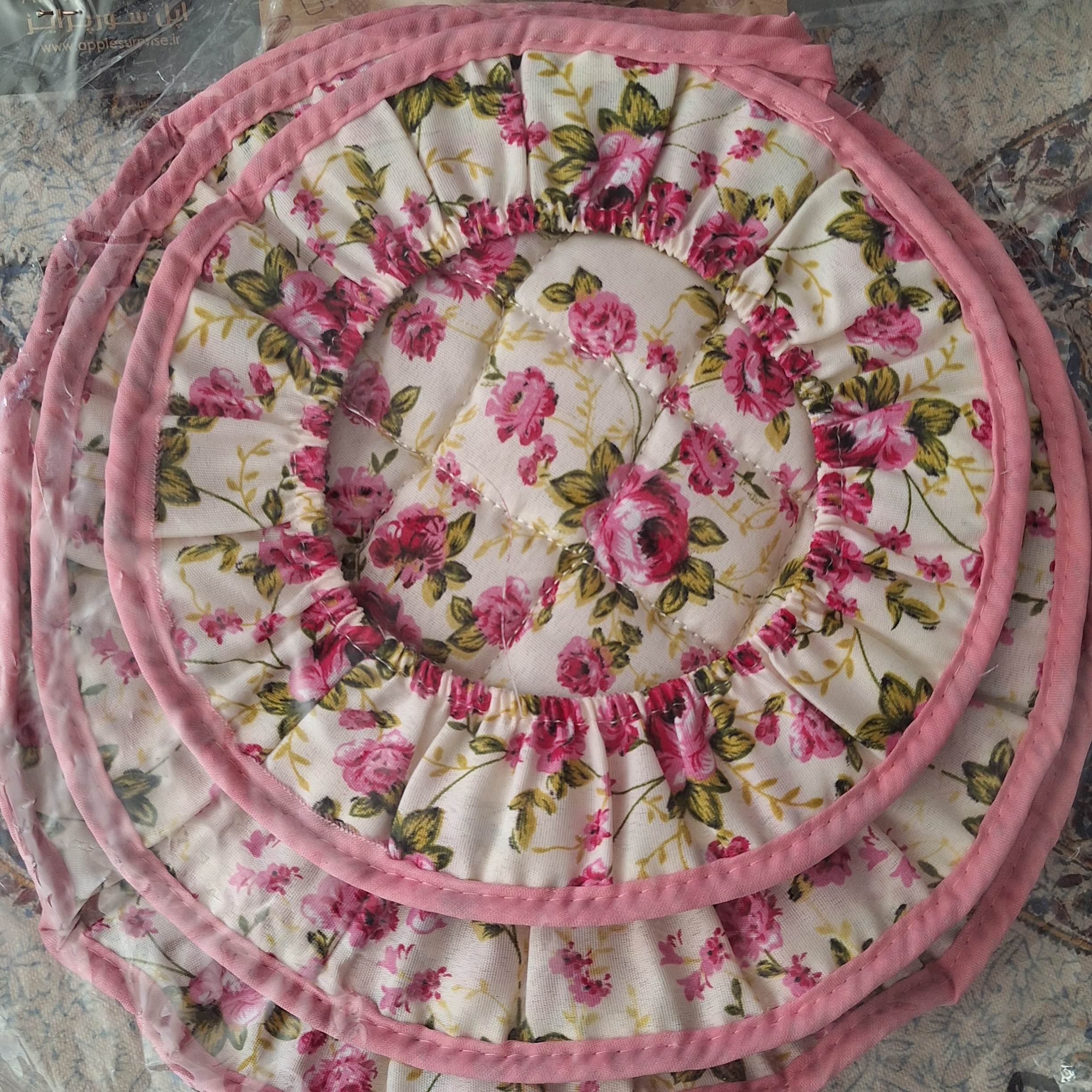 دمکنی ست 3 تایی نسوز  با الیاف مرغوب