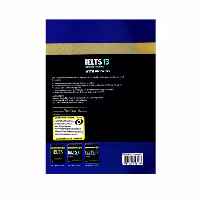کتاب Cambridge English IELTS 13 General Training اثر جمعی از نویسندگان انتشارات الوندپویان