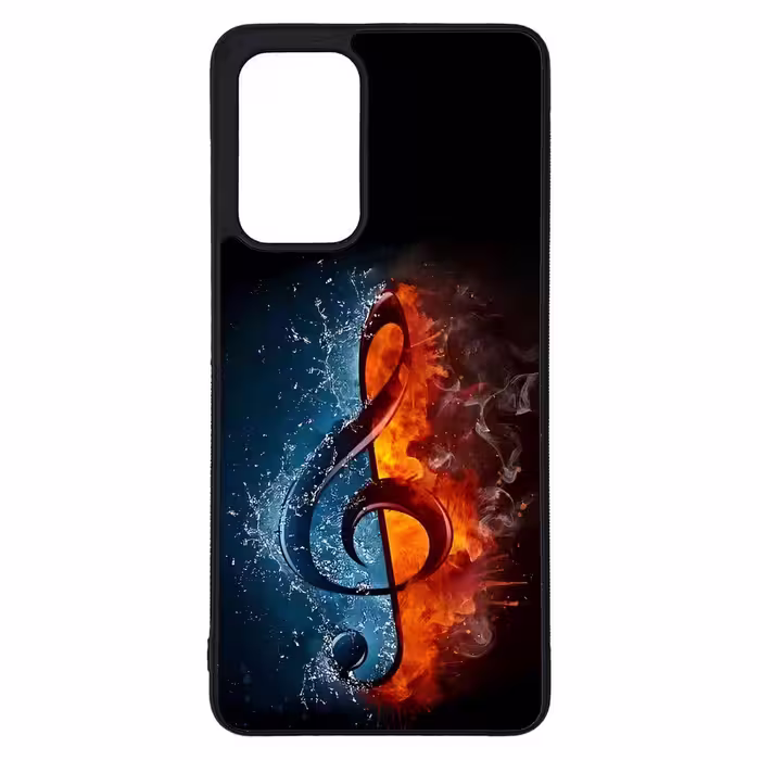 کاور طرح نت موسیقی کد G-042 مناسب برای گوشی موبایل سامسونگ Galaxy A52s / A52 / A52 5G | دیجی قاب دونی