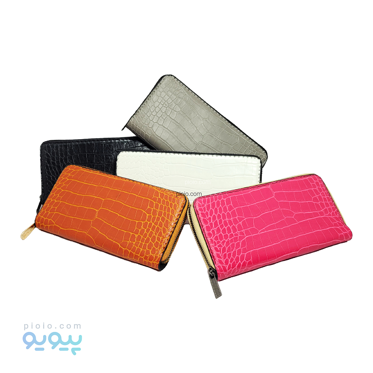 کیف پول چرم زنانه پوست ماری