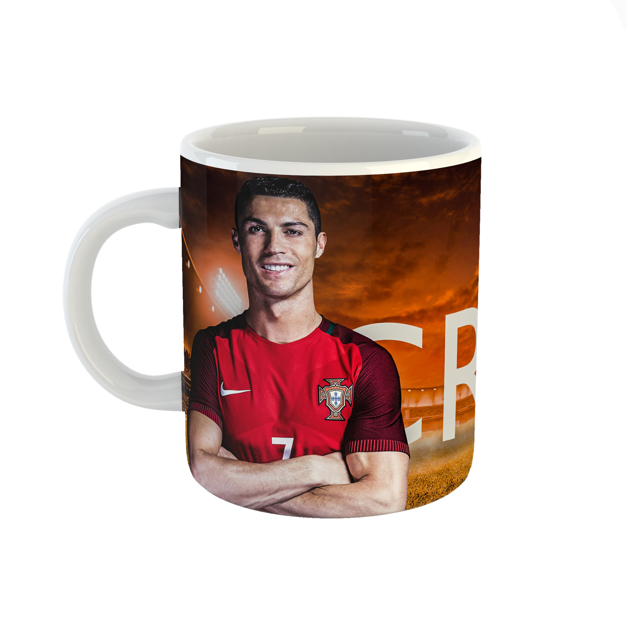 ماگ طرح cr7 مدل کریستیانو رونالدو کد 2357