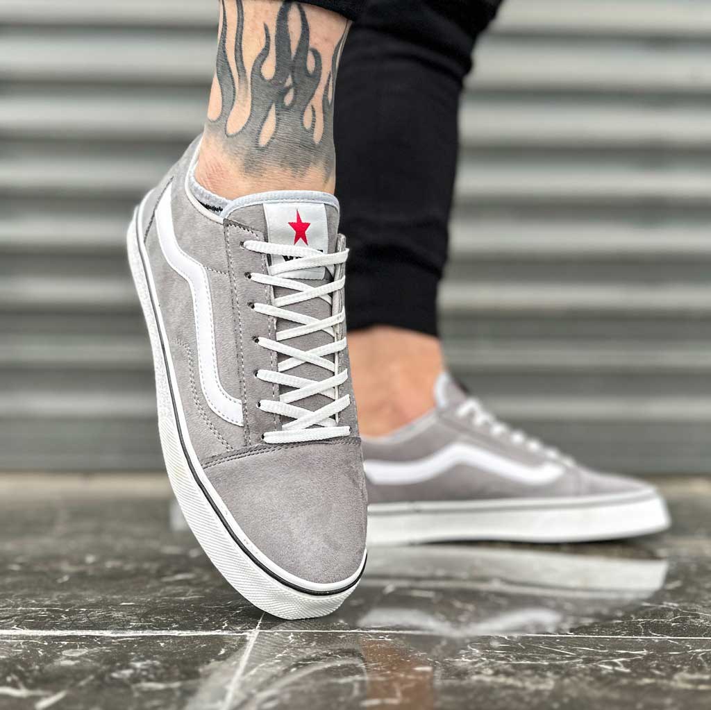 کتانی مردانه طوسی