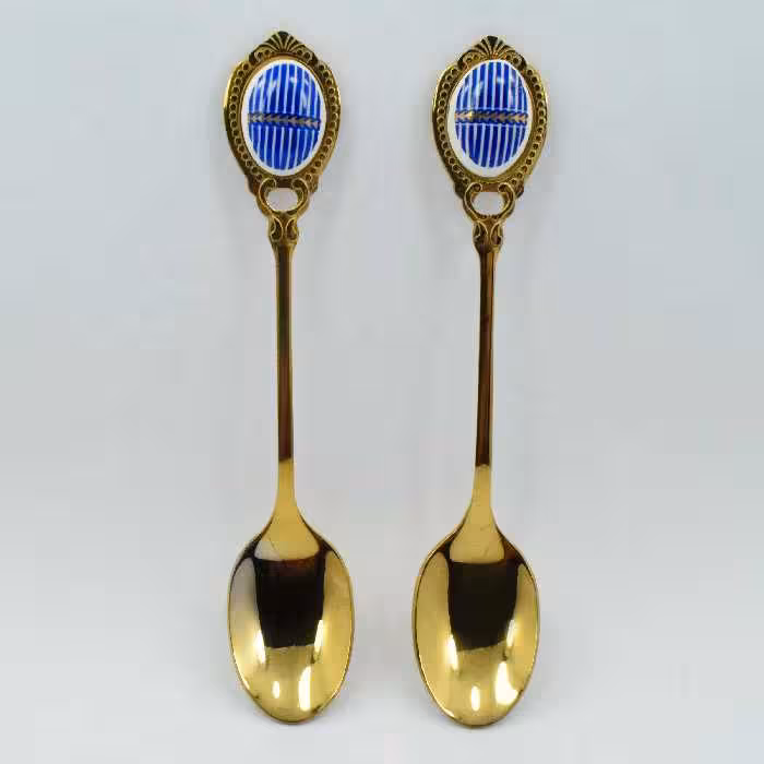 قاشق چای خوری مدل Royal Style کد 0001 بسته دو عددی