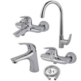 ست شیرآلات کسری مدل هیرمند مجموعه 5 عددی