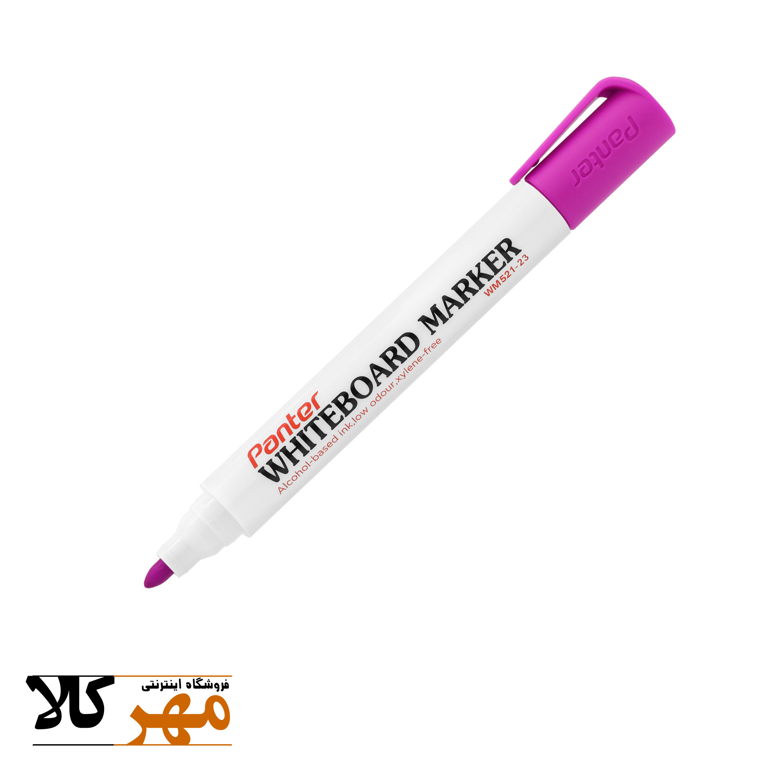ماژیک وایت برد panter مدل WM521-23 رنگ صورتی
