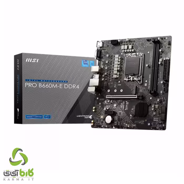مادربرد ام اس آی مدل PRO B660M-E DDR4 - فروشگاه کارما آی‌تی