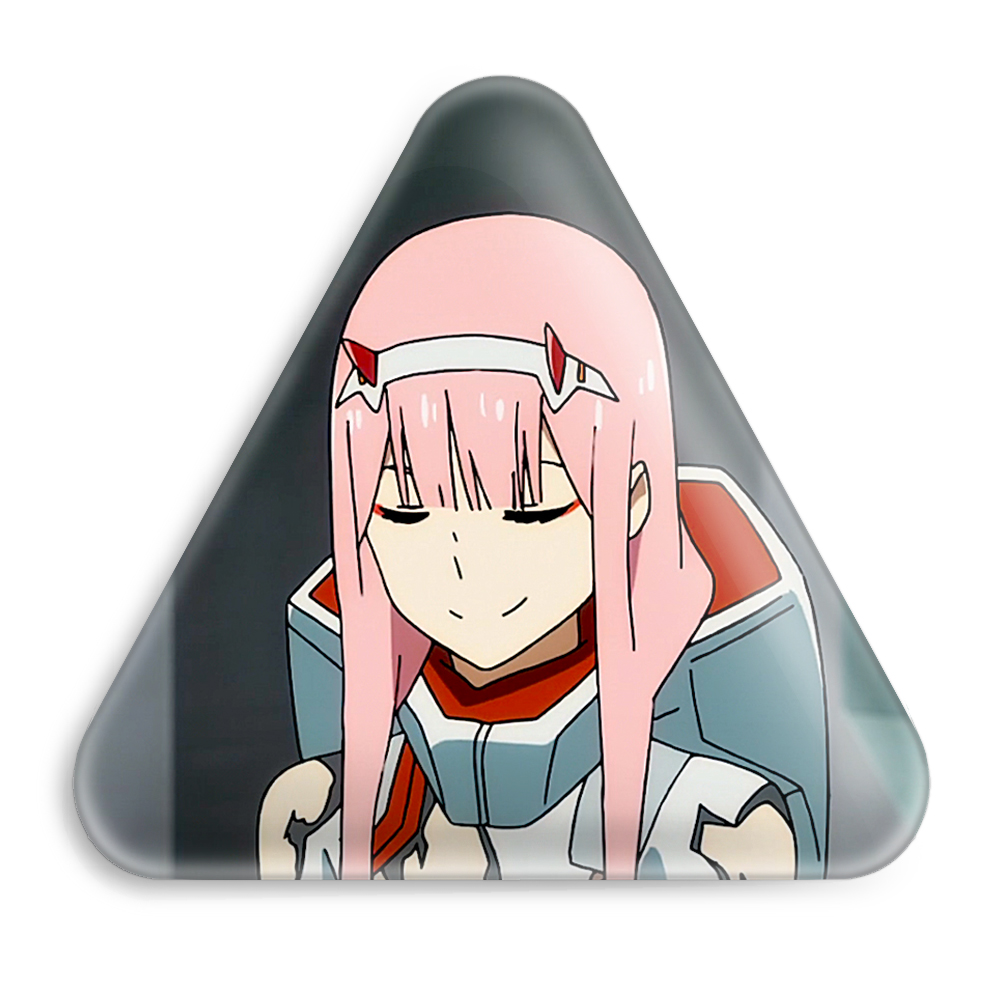 پیکسل خندالو طرح زیروتو انیمه دارلینگ در فرنکس مدل مثلثی کد 12010