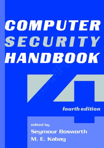 خرید و دانلود نسخه کامل کتاب Computer security handbook
