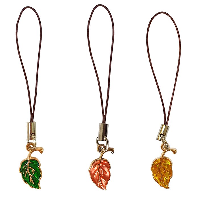 بند نگهدارنده فلش مموری مدل برگ‌های پاییزی مجموعه سه عددی