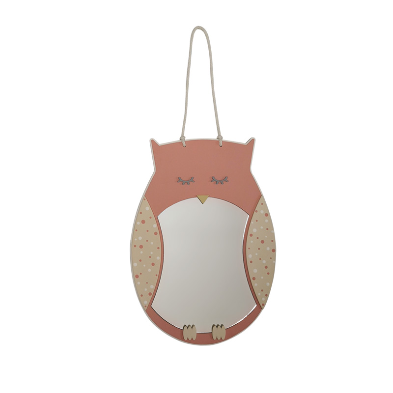 آینه دکوراتیو طرح جغد مدل MKids33D