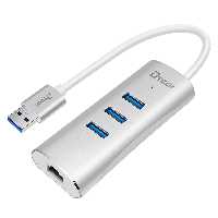 هاب چهار پورت Type-C به USB3.0 و LAN دیتک مدل DT-304