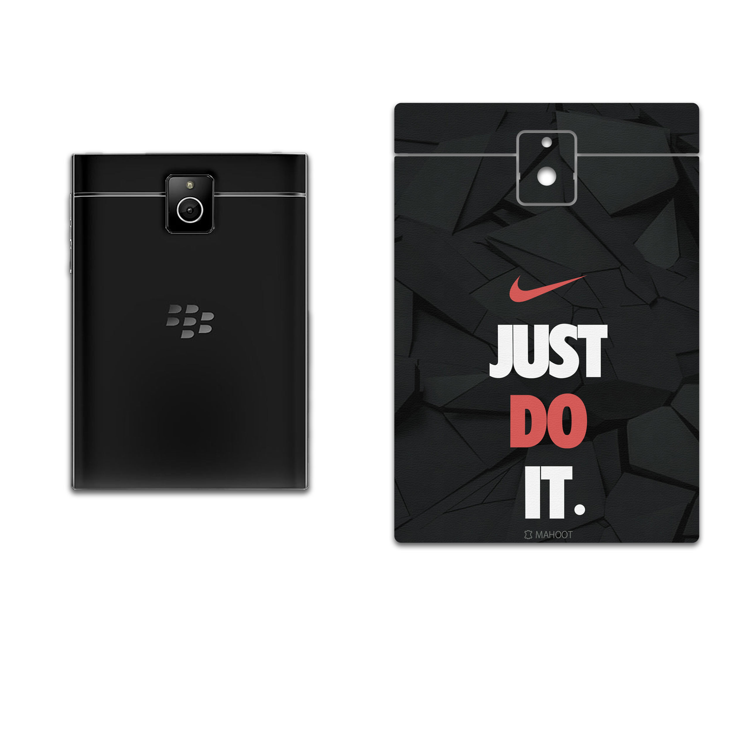 برچسب پوششی ماهوت مدل NK مناسب برای گوشی موبایل بلک بری Passport