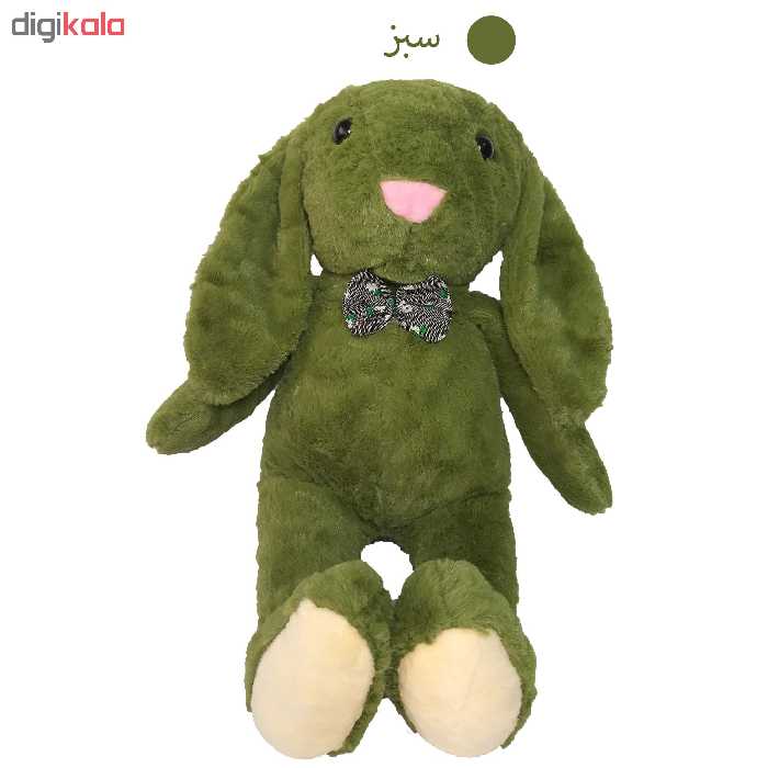 عروسک طرح خرگوش رنگی کد 522 ارتفاع 40 سانتی متر