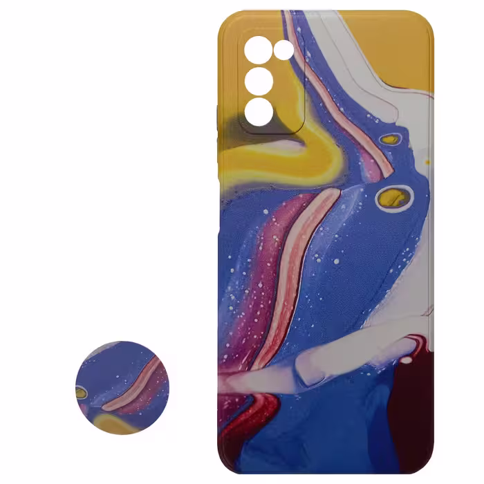 کاور مدل B0948 مناسب برای گوشی موبایل سامسونگ Galaxy A03s به همراه پاپ سوکت