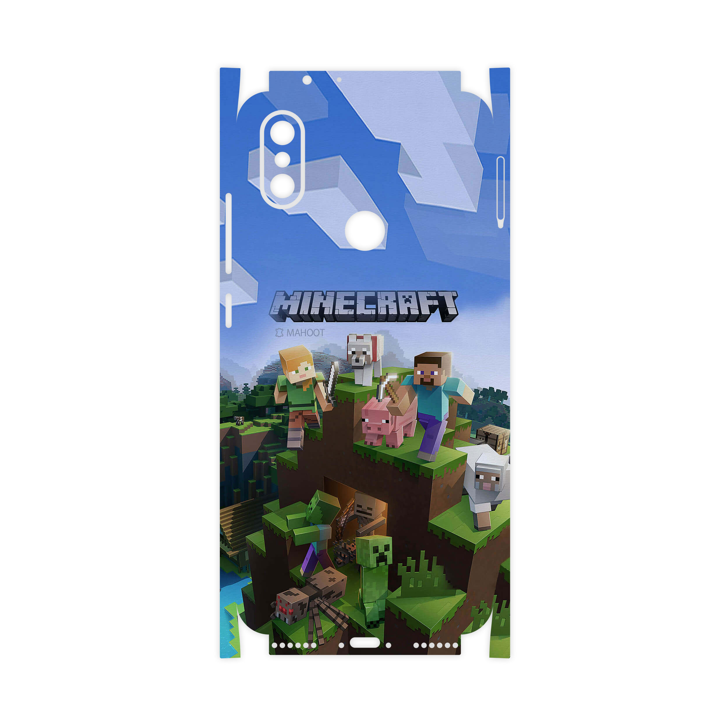 برچسب پوششی ماهوت مدل Minecraft-Game-FullSkin مناسب برای گوشی موبایل شیائومی Mi 6X