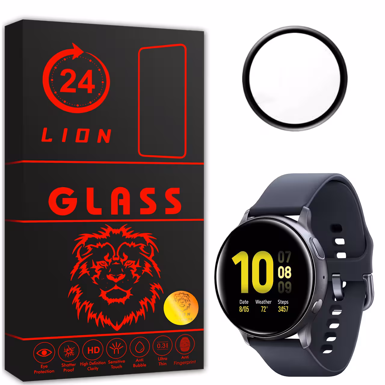 محافظ صفحه نمایش لاین مدل RT007 مناسب برای ساعت هوشمند سامسونگ Galaxy Watch Active 2 44mm