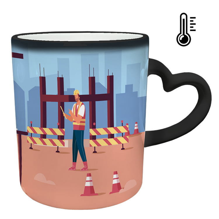 ماگ حرارتی مدل دسته قلبی طرح مهندس کد 44