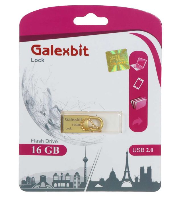 فلش مموری گلکس بیت مدل Lock USB 2.0 ظرفیت 16 گیگابایت