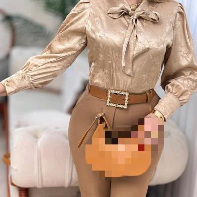 پیراهن مهمانی زنانه ساتن مدل شومیز