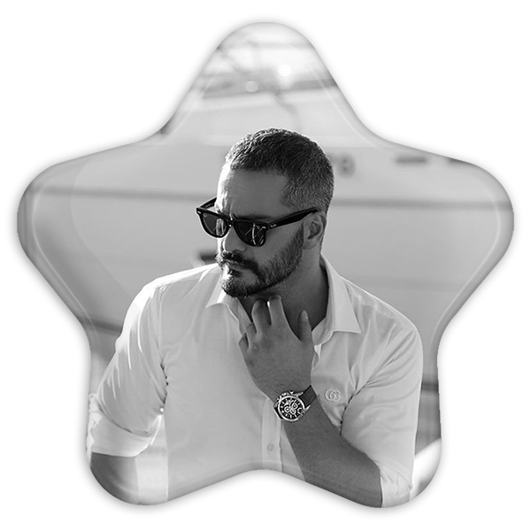 پیکسل خندالو طرح میلاد کی مرام مدل ستاره ای کد 10404