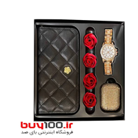 پک ساعت عقربه ای هاینوتکو GP25 ایرپاد و کیف پول زنانه