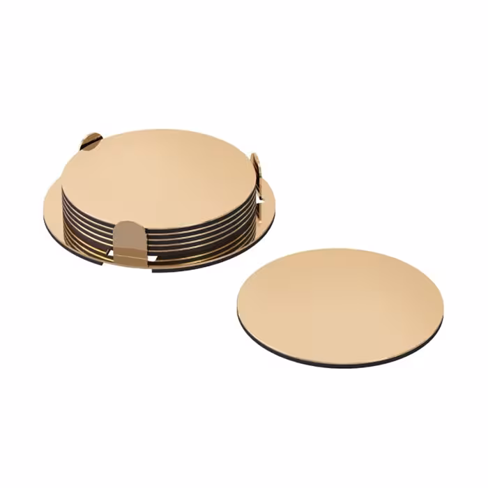 زیرلیوانی استیل ایکیا مدل glattis