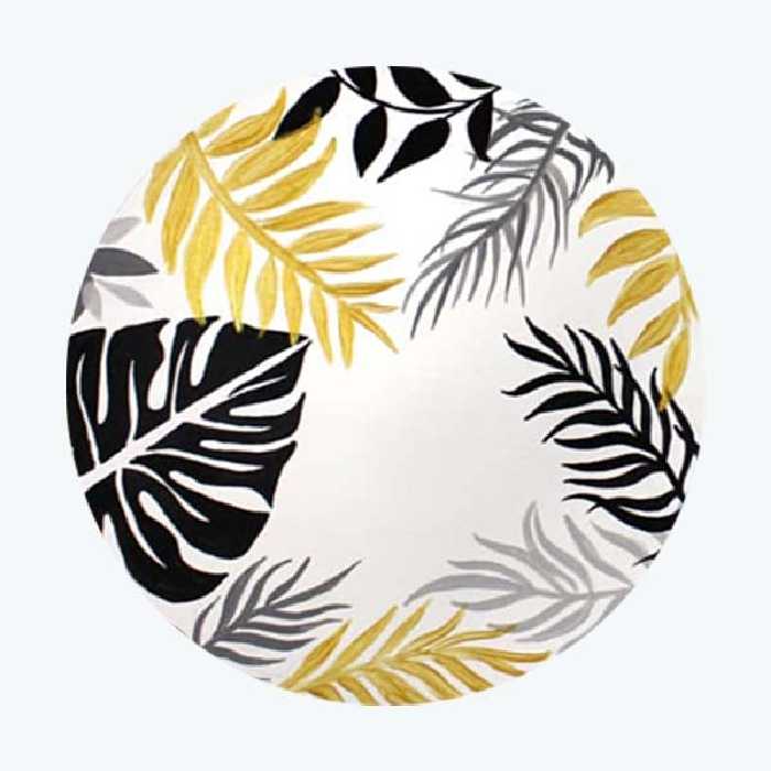 بشقاب دیوارکوب سفالی طرح کوبیسم مجموعه 3 عددی