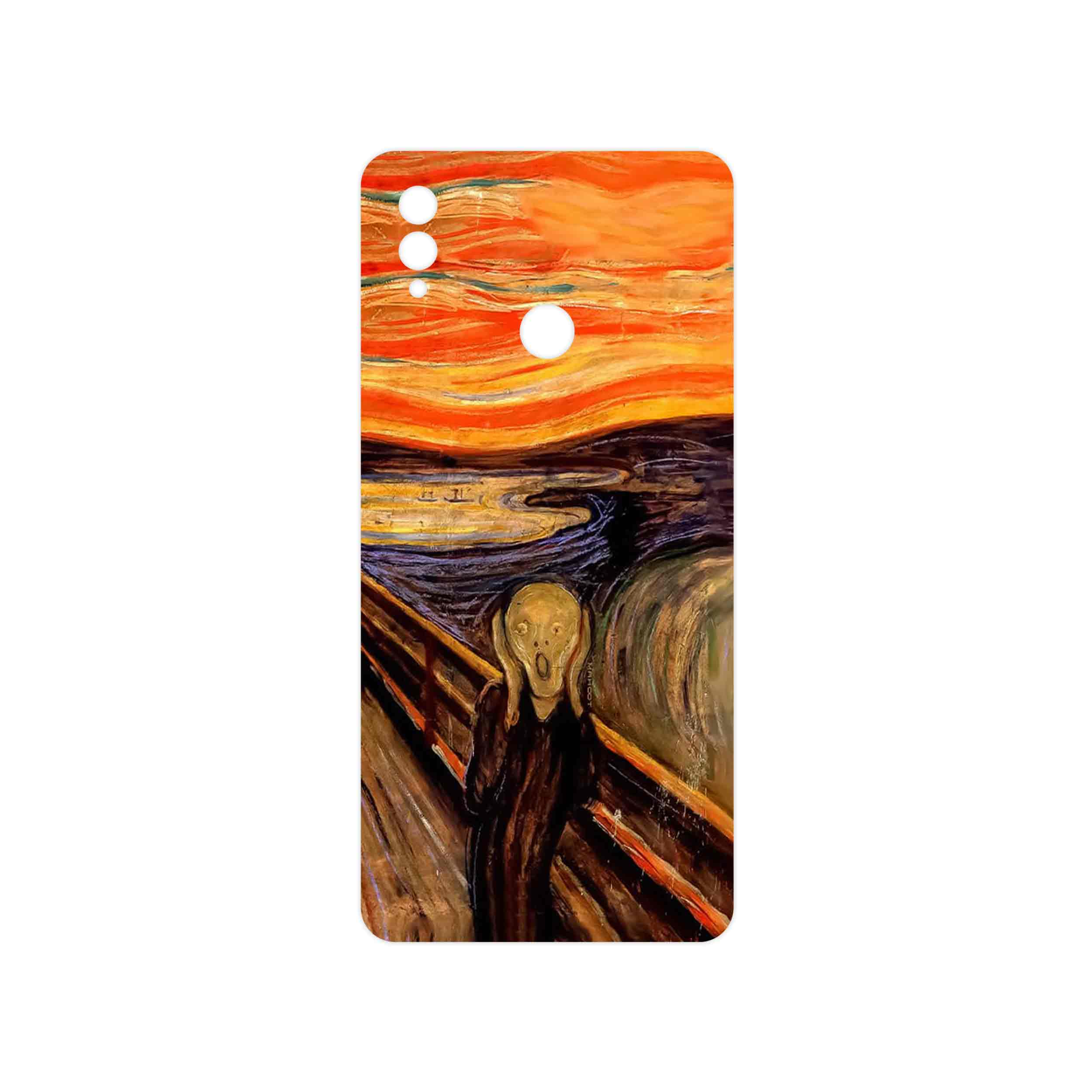 برچسب پوششی ماهوت مدل The Scream of Munch مناسب برای گوشی موبایل آنر Note 10