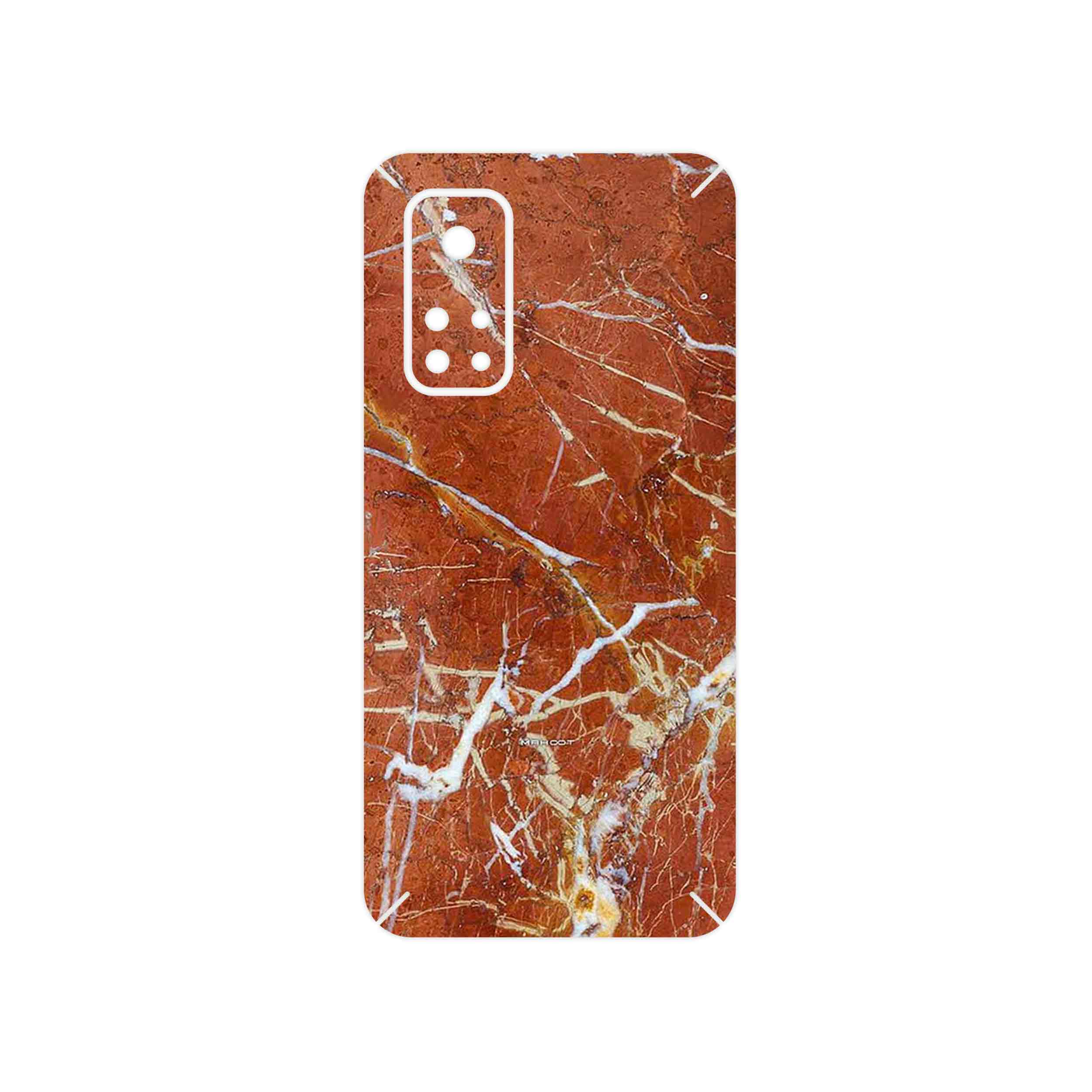 برچسب پوششی ماهوت مدل Red Marble مناسب برای گوشی موبایل شیائومی Mi 10T 5G