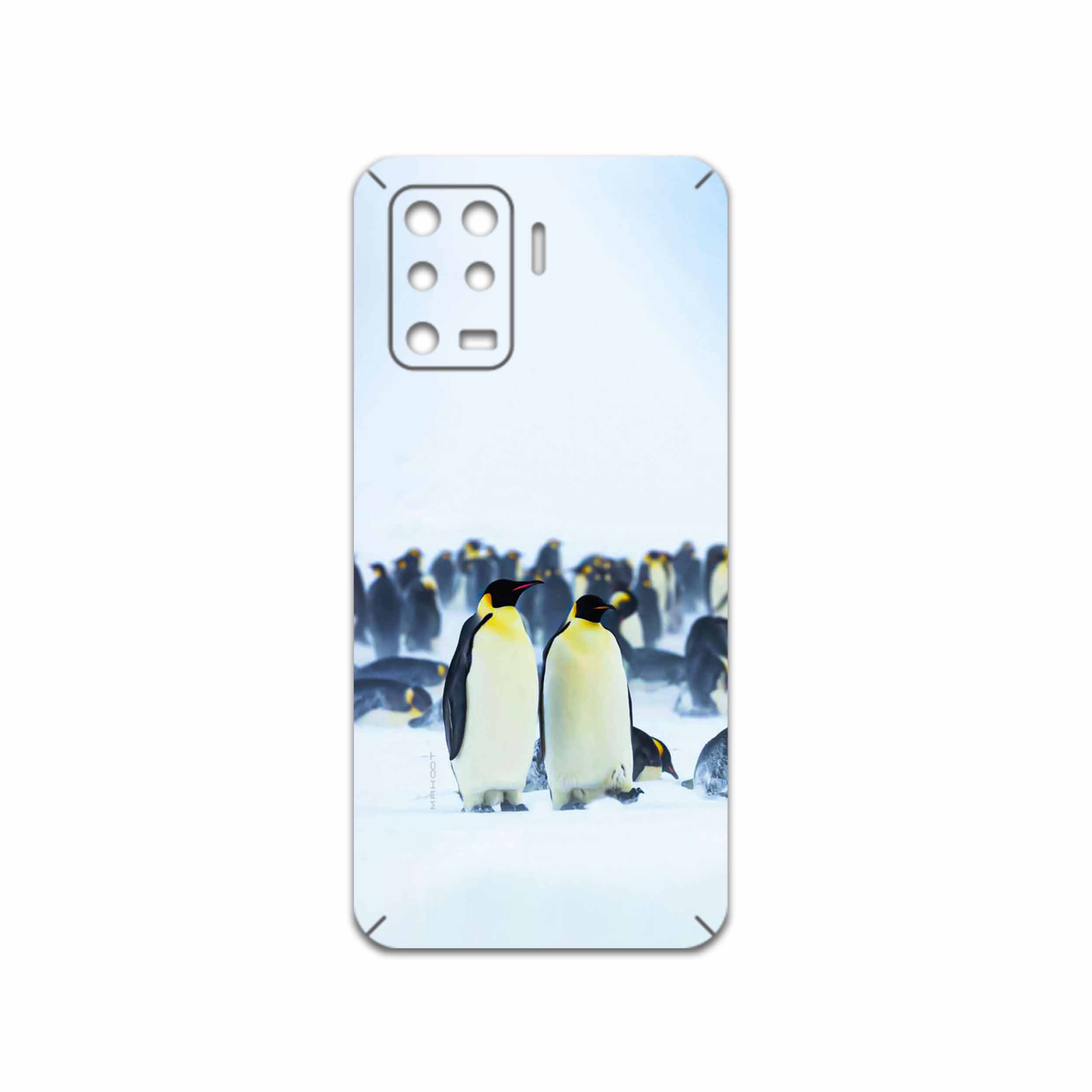 برچسب پوششی ماهوت مدل Penguin مناسب برای گوشی موبایل اپو A94 4G