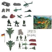 اسباب بازی جنگی مدل سرباز و پادگان کد 1 مجموعه 31 عددی